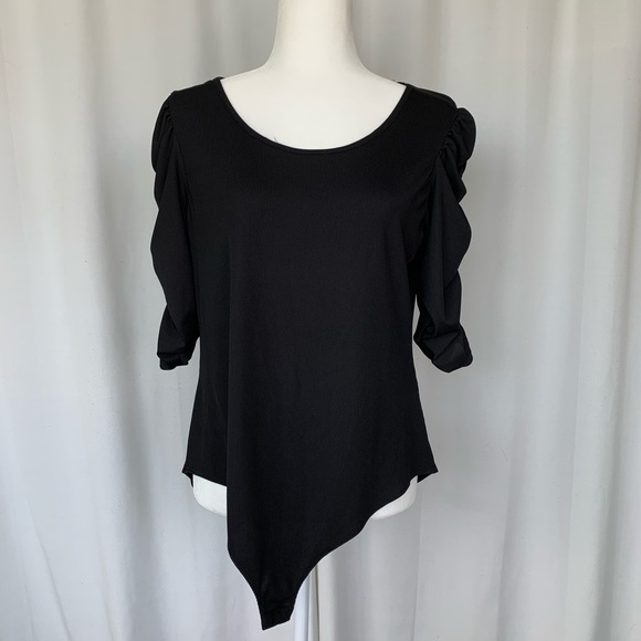 H&M Tops - Black Puff Top